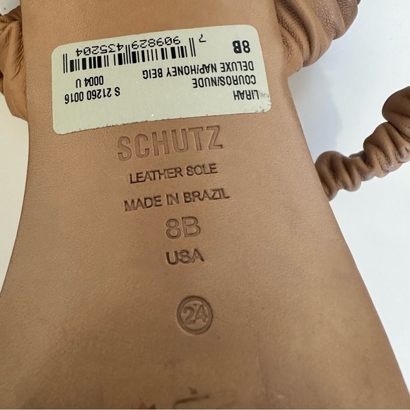 SCHUTZ  Slingback Strap Open Toe Block High Block Heel Sandals - Picture 8 of 9